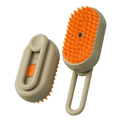 Cepillo 3 en 1 para Gatos con Dispensador de Vapor